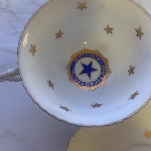 Rare Chubu China "Cherry" Vintage American Legion Tea Cup and Saucer - Picture 5 of 8